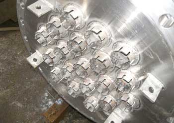 Heat Exchanger with Projected Tubes (Thin Film Evoparetor)